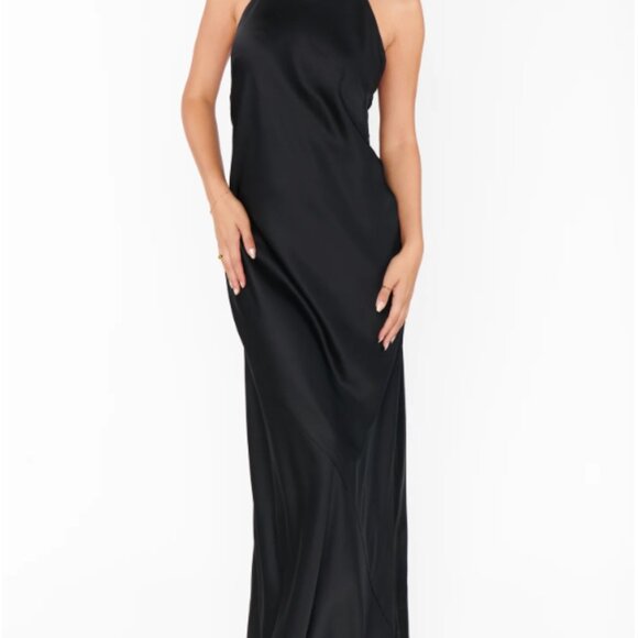 NEW Show Me Your Mumu Lisa Maxi Dress Size Small Black - Picture 2 of 5